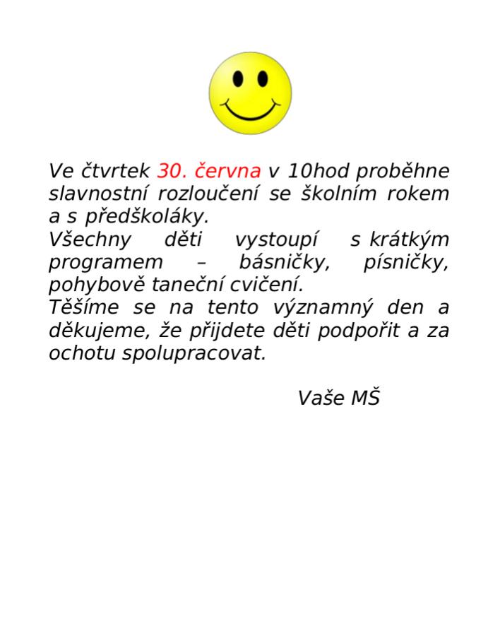 rozlouceni