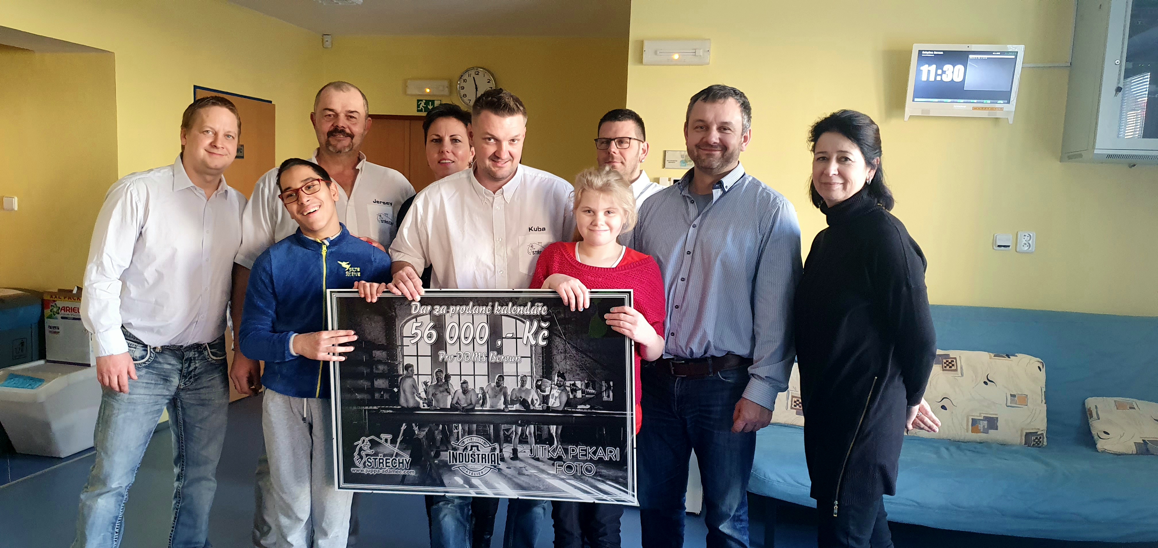 obrázek finanční dar Střechy Juppa-Adamec a Industrial Atelier 
